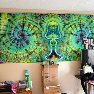 Tye dye tapestry